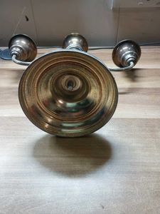 english silver plated 3 arms candelabra , Candle S