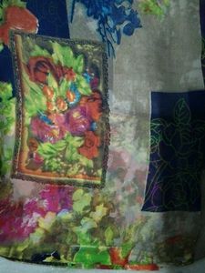 Multi Colour Chiffon Saree