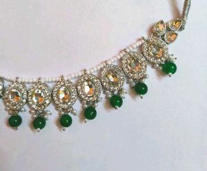 Silver Plated Austrian Diamond Stone Jewellery Set