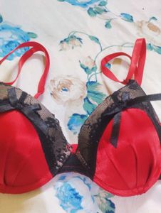 Red &amp; Black Lingerie Set