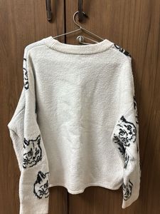 Cat Print Sweater