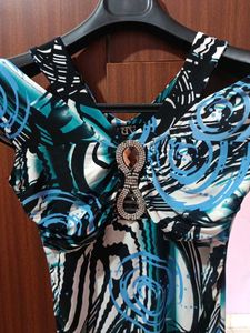 Trendy Multicolour Crop Top