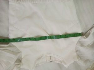 Vintage White Pleated Dress