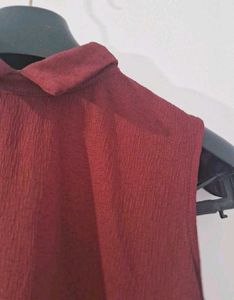 Splash Red Korean Top