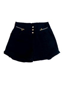 Black High Waisted Shorts