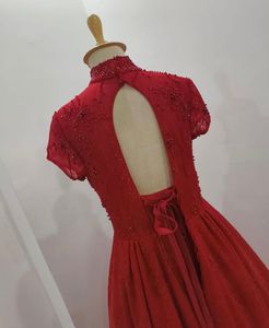 Red Embroidered Party Dress❤️🐣🌸