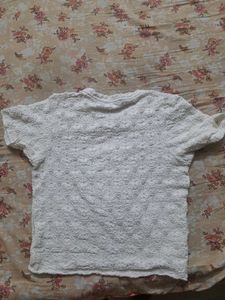 White Top Zudio M Size