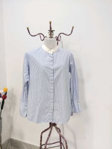 Striped Button-Down Shirt