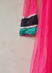 Pink Embroidered Anarkali Dress