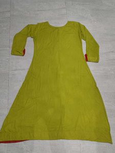 Green Elephant Print Kurti