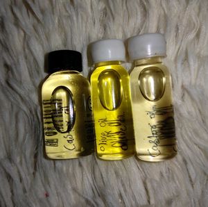 castor &amp; olive oil shots ,3 Bottles