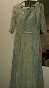 light green dress