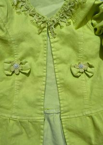 Lime green stylish co-ord set women
