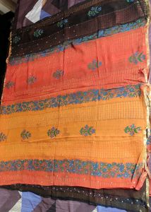 Multi Color Georgette Saree