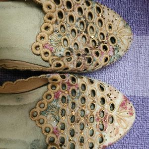 Embroidered Flats &amp; Sandals