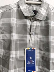 Gray Plaid W2D Long Sleeve Shirt