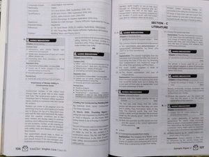 CBSE Class 12 English Sample Paper Educart