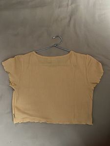 Tan Crop Top