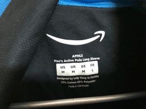 Amazon Blue Long Sleeve T Shirt