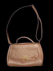 Vintage Tan Top Handle Bag