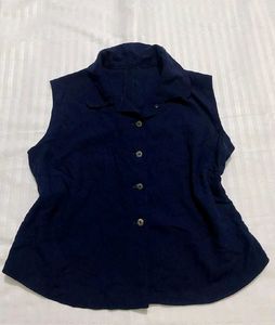 Navy Blue Top Bust 36