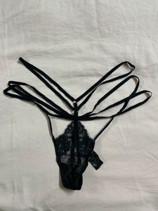 Lace Detail Thong
