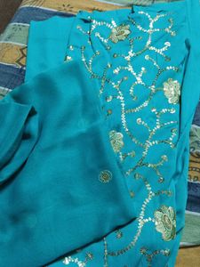 Teal Dress Material