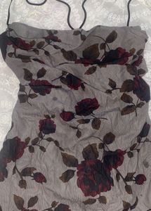 Floral Print Maxi Dress