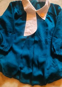 Blue Peter Pan Collar Top