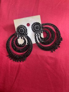 Black Statement Earrings