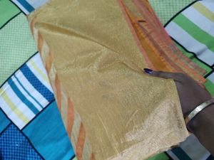 Beautiful Yellow - Golden Handloom Saree