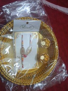 Roli Chawal Platter With Bhai Bhabhi Rakhi