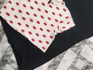 Polka Dot T-Shirt &amp; Dress