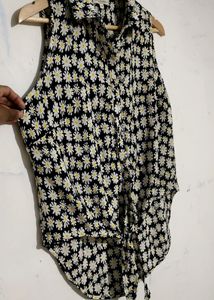 High Low Top Sleve Less For Girls