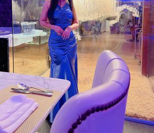 Elegant Purple Maxi Dress