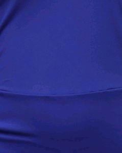 One Shoulder Full Sleeve Draped Split Thigh Dress