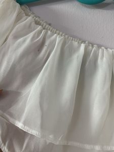 Off White Frill Top