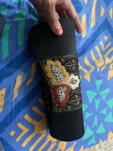 Embellished Black Clutch