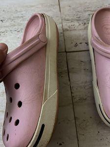 Pink Crocs