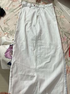 Light Blue Denim Skirt