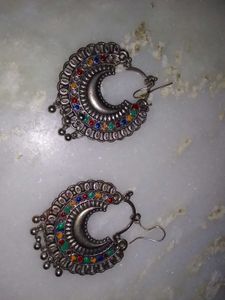 Vintage Colorful Tribal Earrings