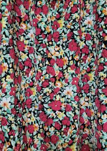 Floral Off-the-Shoulder Ruffle Top