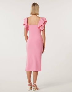 Pink Midi Dress