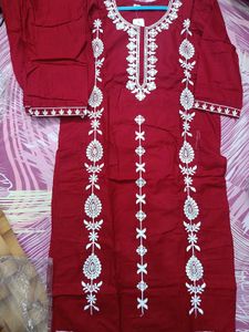 Elegant Embroidered Kurta Set