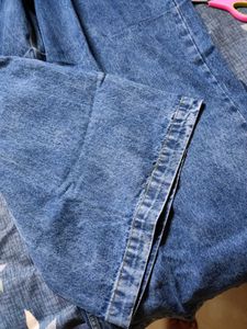 WIDE LEG DENIM JEANS