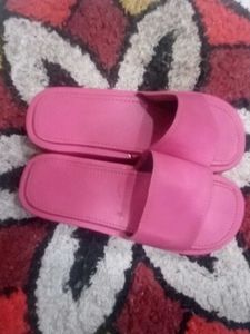 Pink Slip-On Sandals