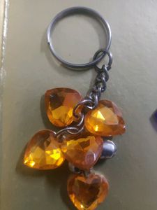 Heart Charm Keychain