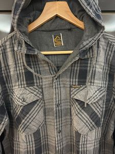 Hooded Flannel Shirt