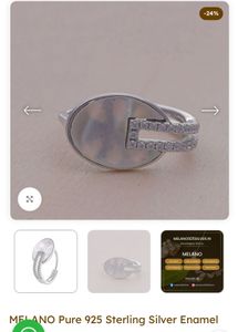 92.5 Silver  Ring For Women