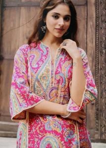 Women’s Self Design Jaipuri Kurti